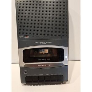 Vintage Optimus/RadioShack CTR-111 Portable Cassette Player Recorder  Works
